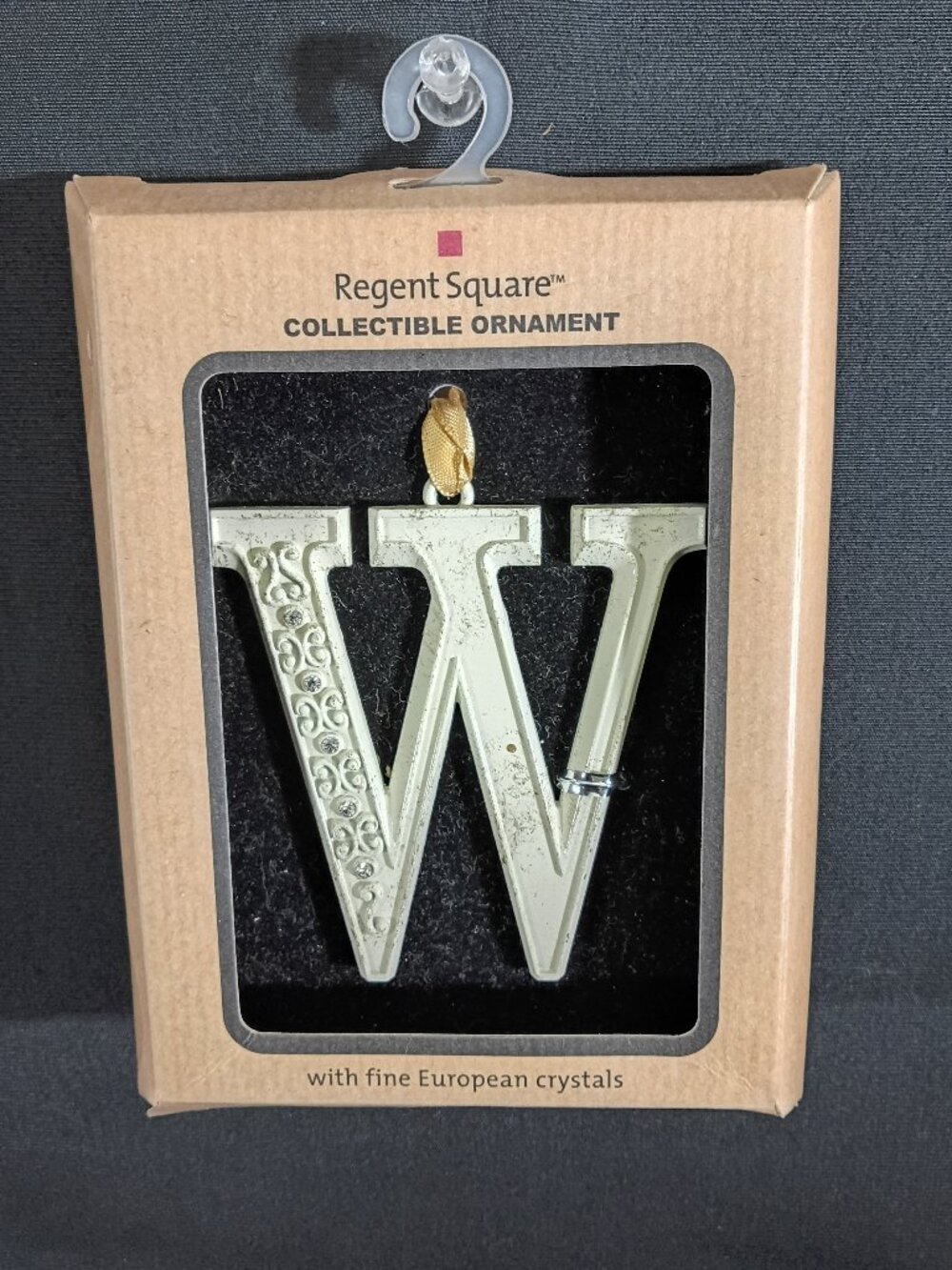Regent Square W Crystal Christmas Ornament 2014